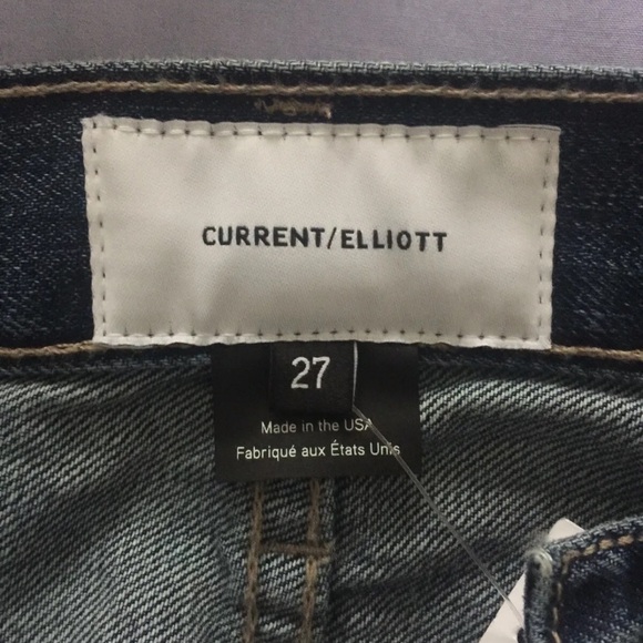 CURRENT/ELLIOTT The vintage cropped slim Rehan Size 27 brand new - Picture 3 of 7